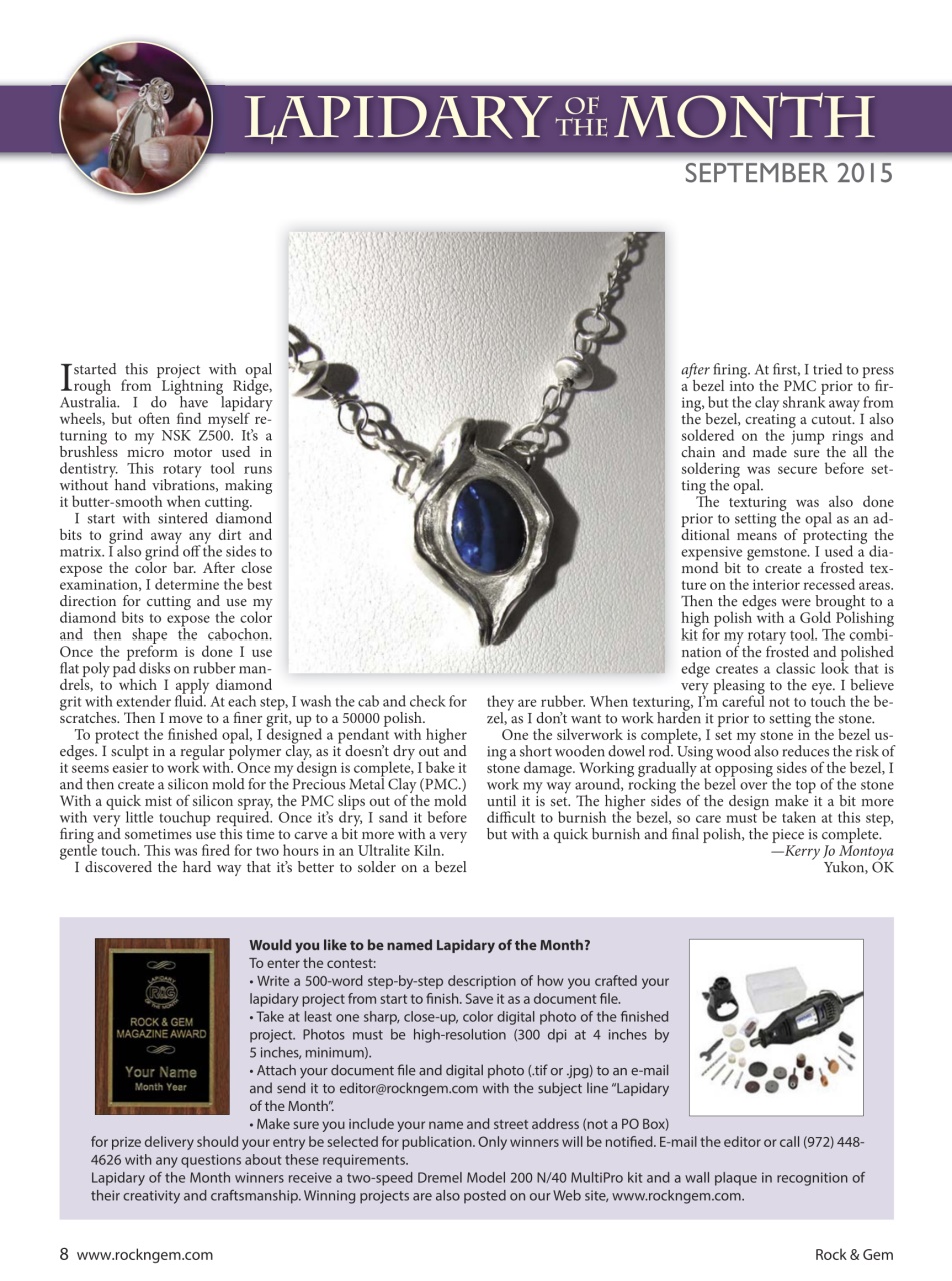 Rock&Gem Magazine Preview Pages