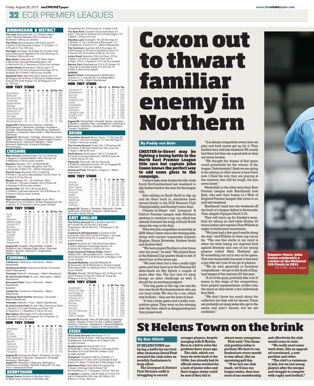 The Cricket Paper Preview Pages