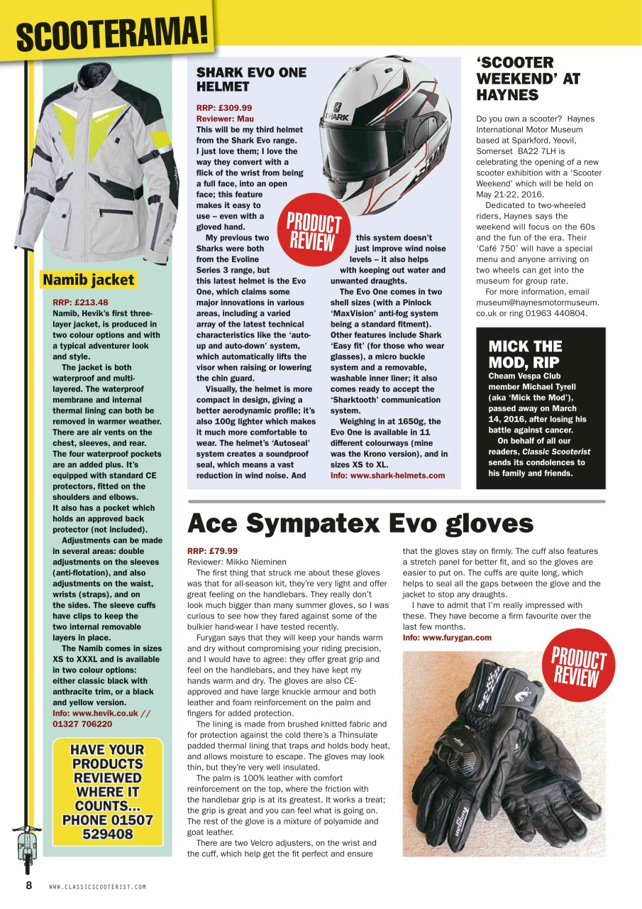 Classic Scooterist Preview Pages