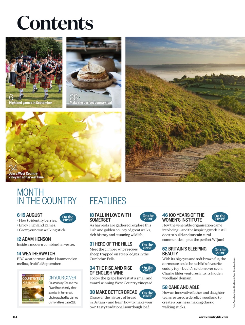 BBC Countryfile Magazine Preview Pages
