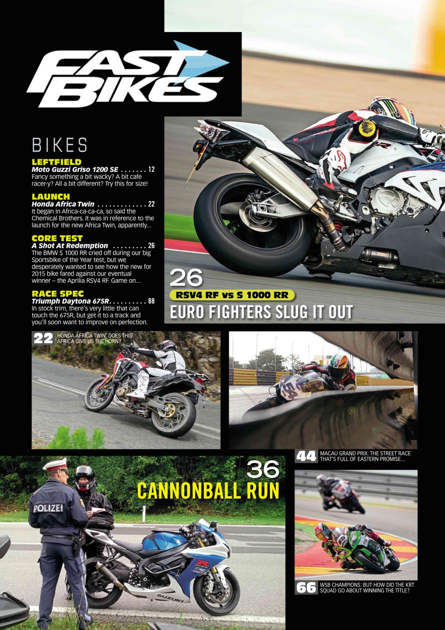 Fast Bikes Preview Pages