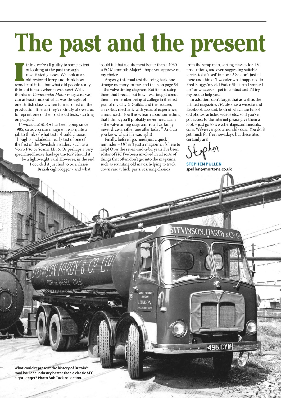 Heritage Commercials Magazine Preview Pages