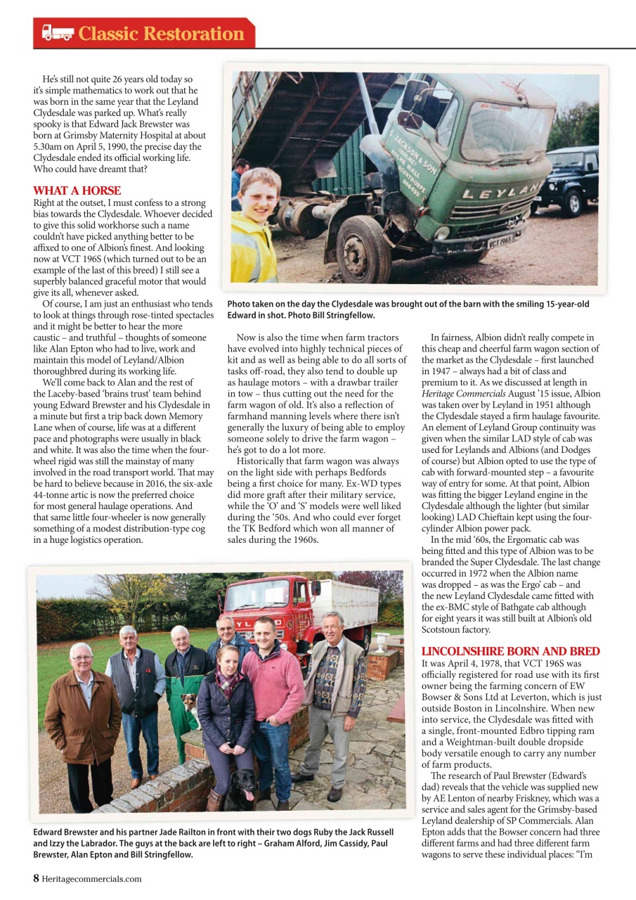Heritage Commercials Magazine Preview Pages