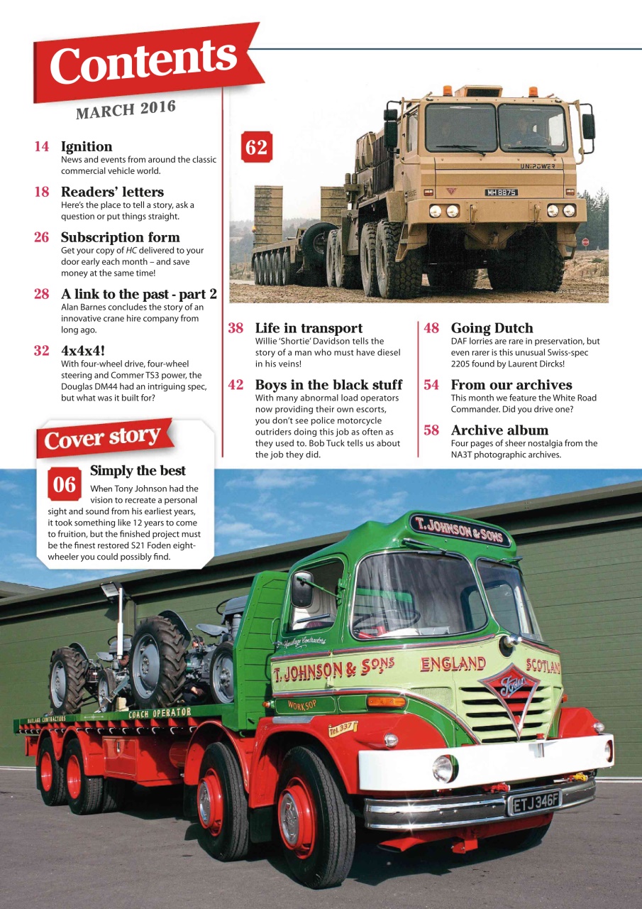 Heritage Commercials Magazine Preview Pages