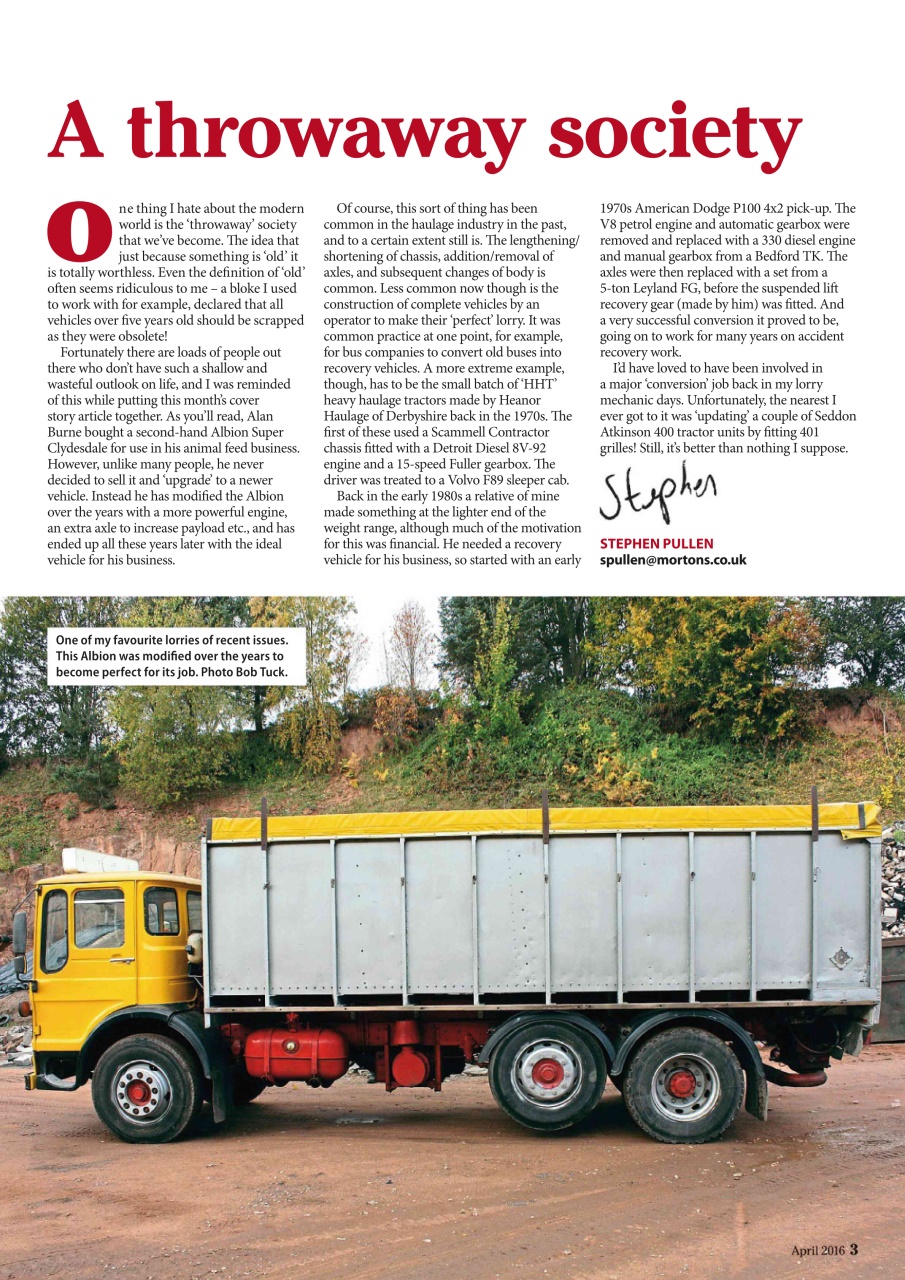 Heritage Commercials Magazine Preview Pages