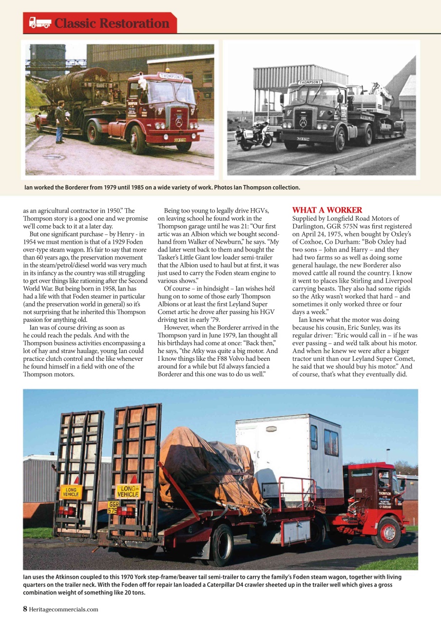 Heritage Commercials Magazine Preview Pages