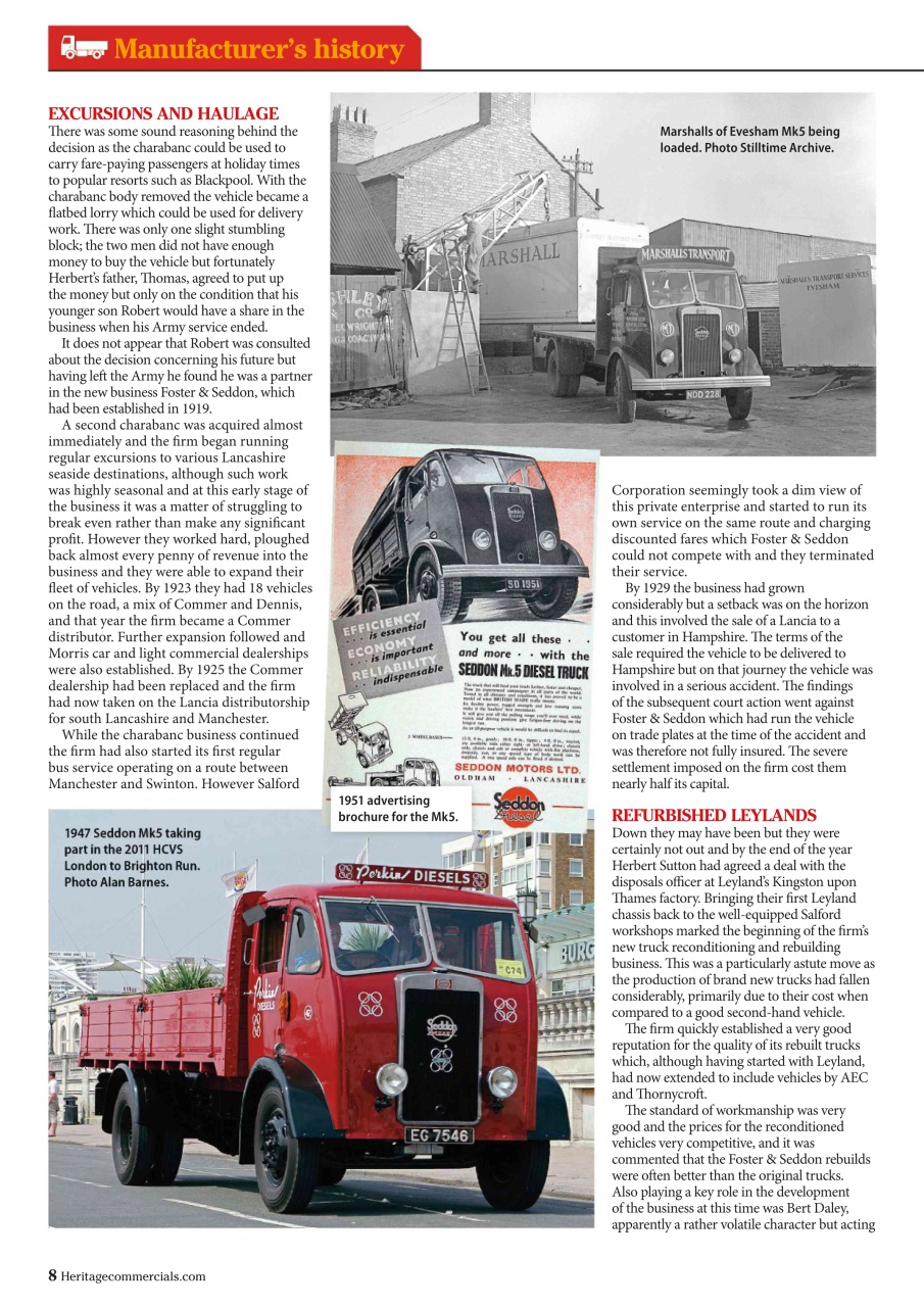 Heritage Commercials Magazine Preview Pages