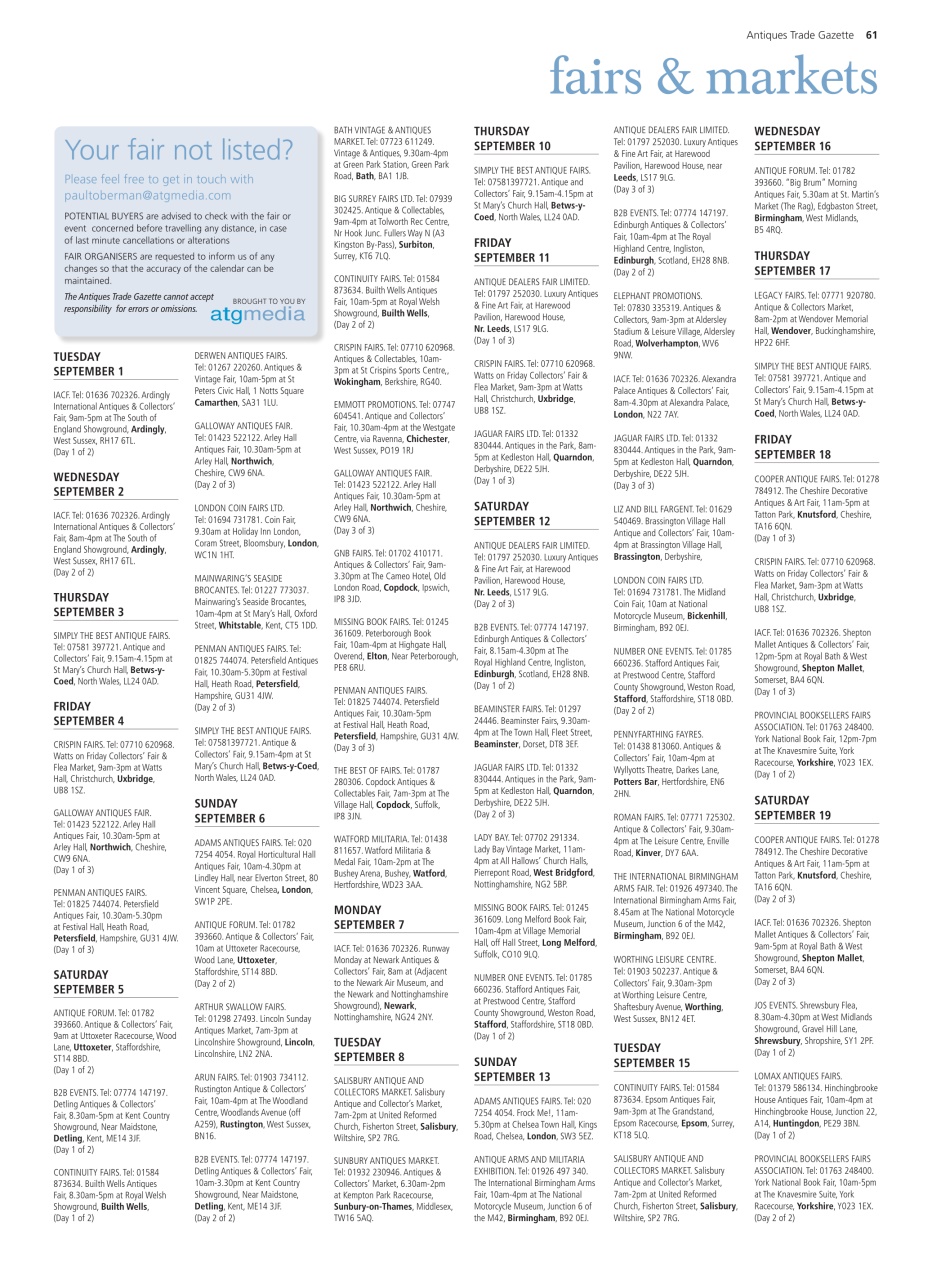 Antiques Trade Gazette Preview Pages