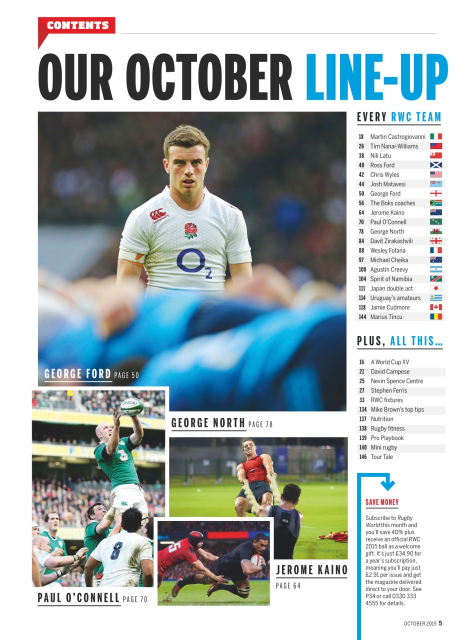 Rugby World Preview Pages