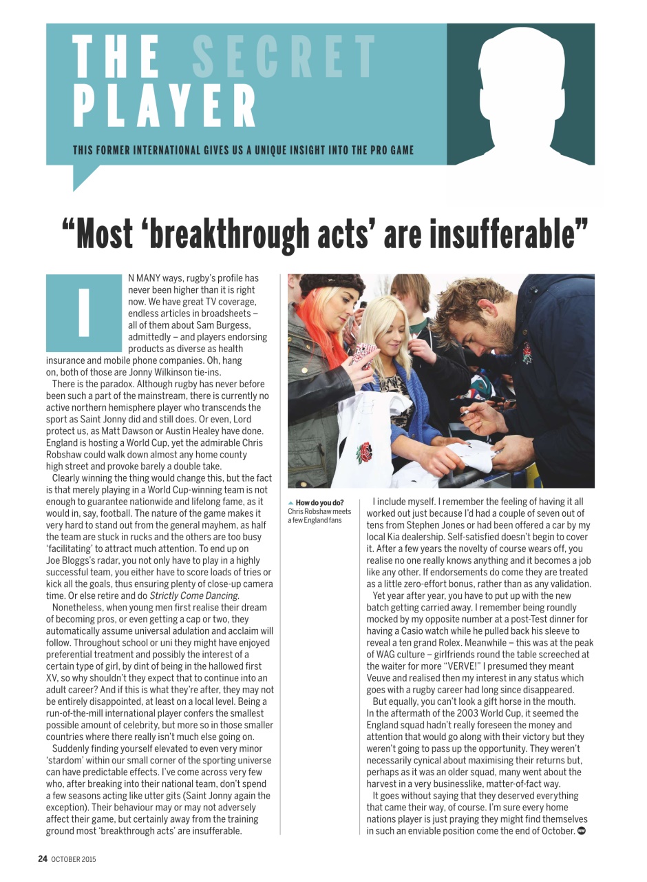 Rugby World Preview Pages