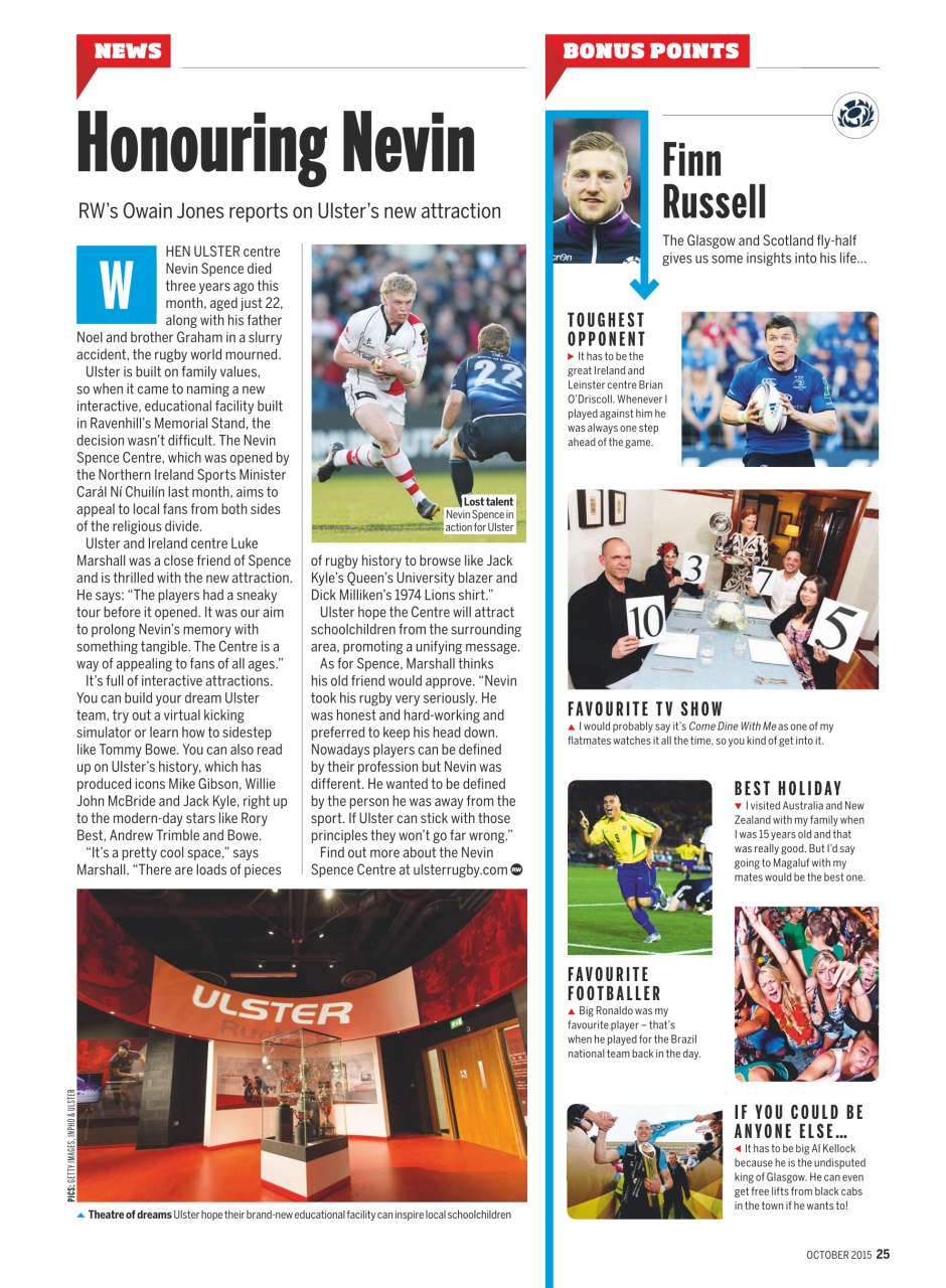 Rugby World Preview Pages