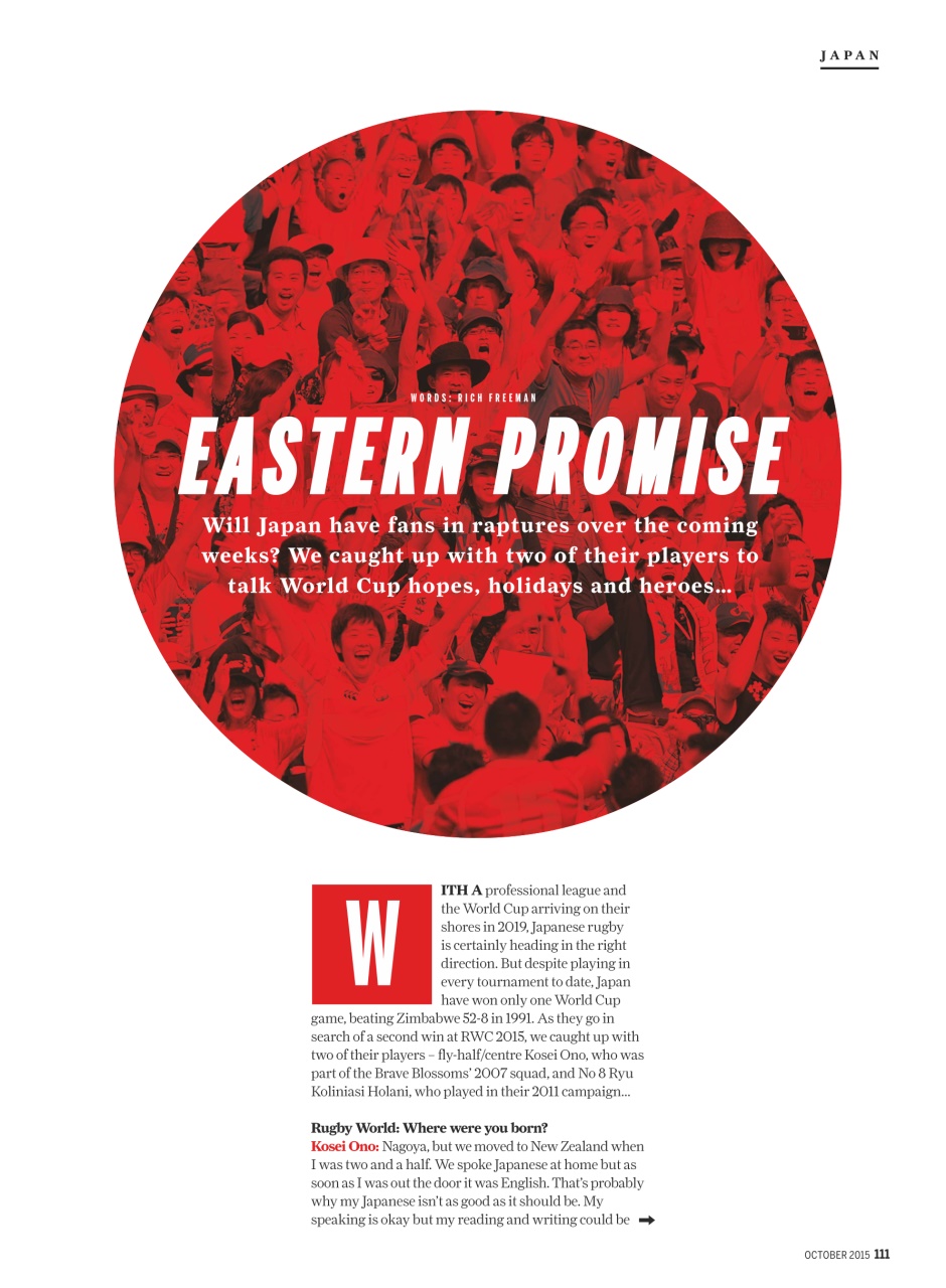 Rugby World Preview Pages