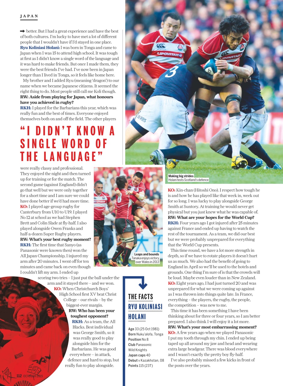 Rugby World Preview Pages
