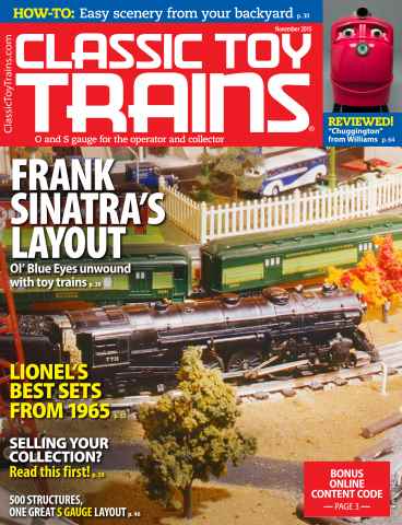 Classic Toy Trains issue November 2015