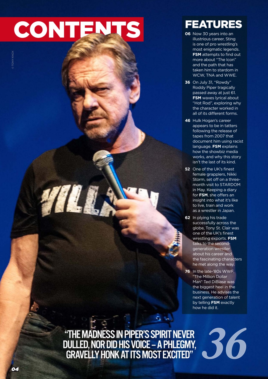 Wrestletalk Magazine Preview Pages