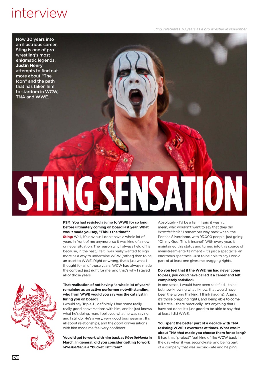 Wrestletalk Magazine Preview Pages