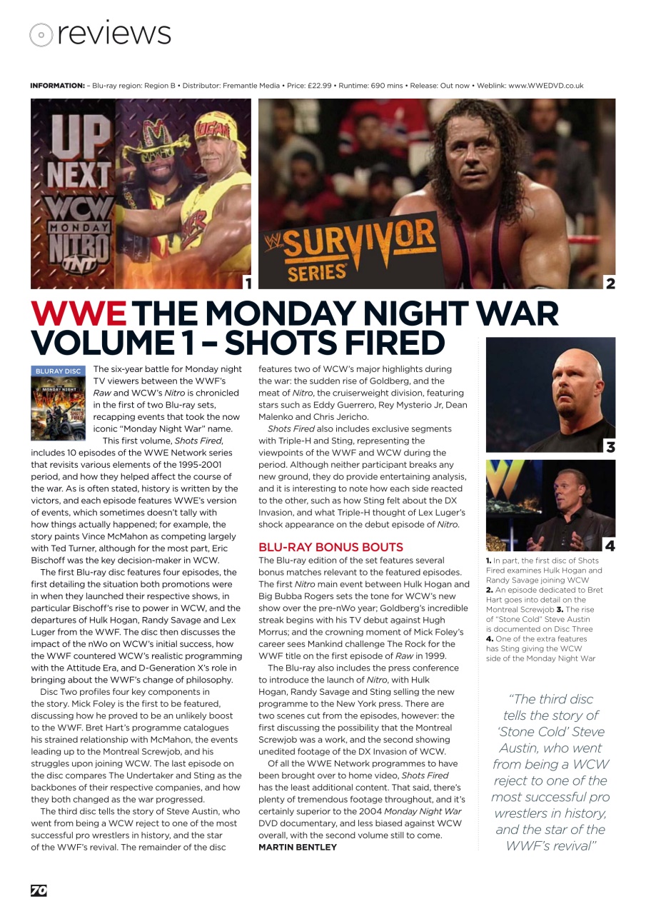 Wrestletalk Magazine Preview Pages
