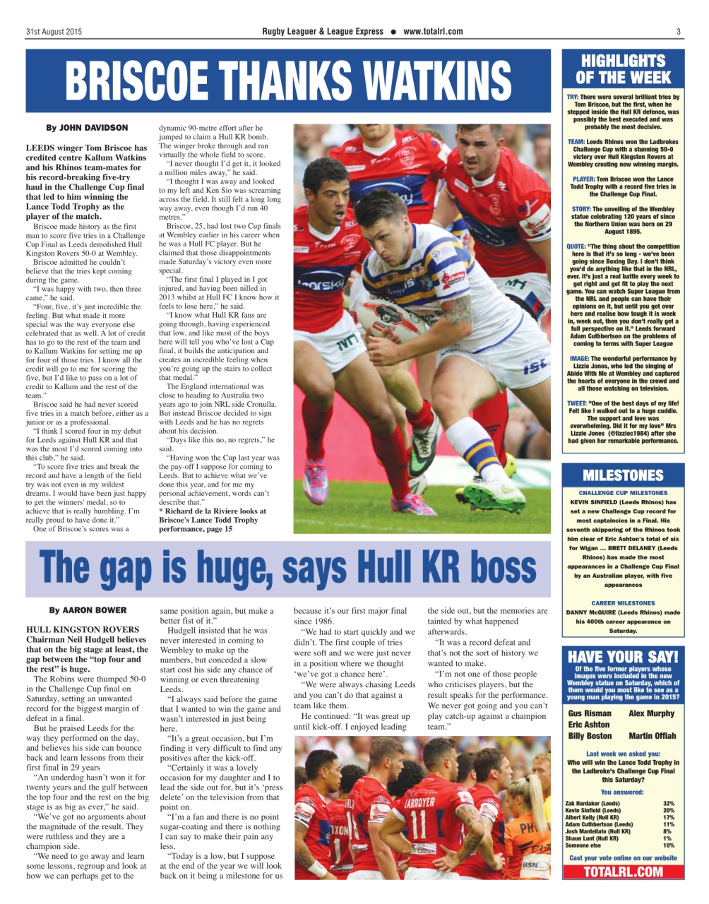 League Express Preview Pages