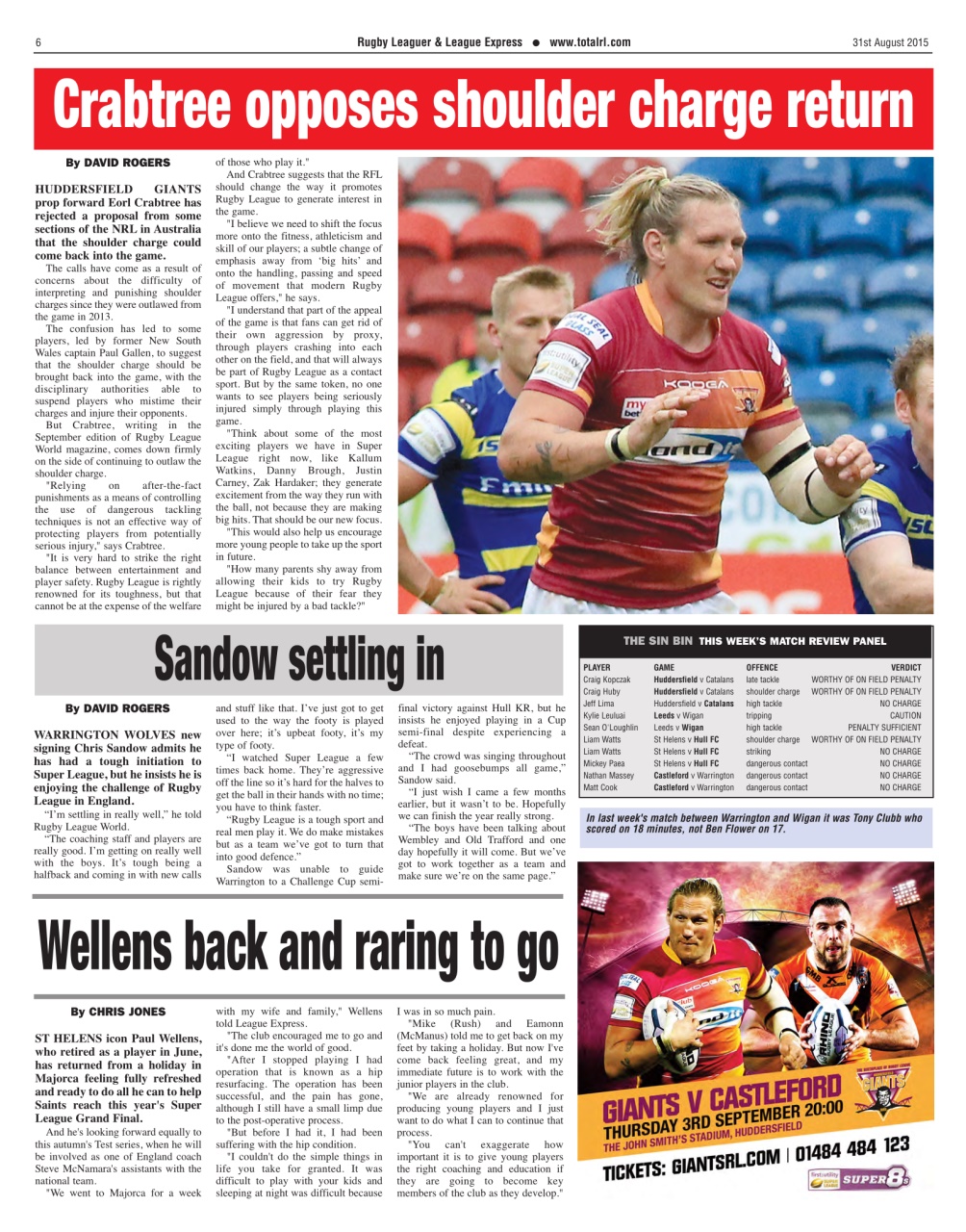 League Express Preview Pages