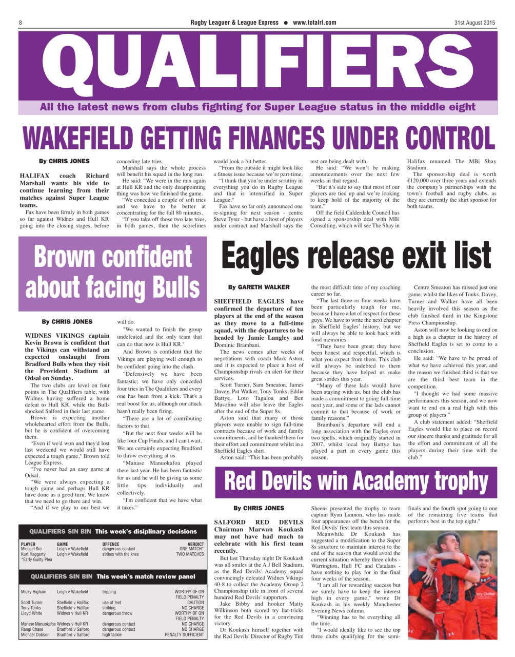 League Express Preview Pages