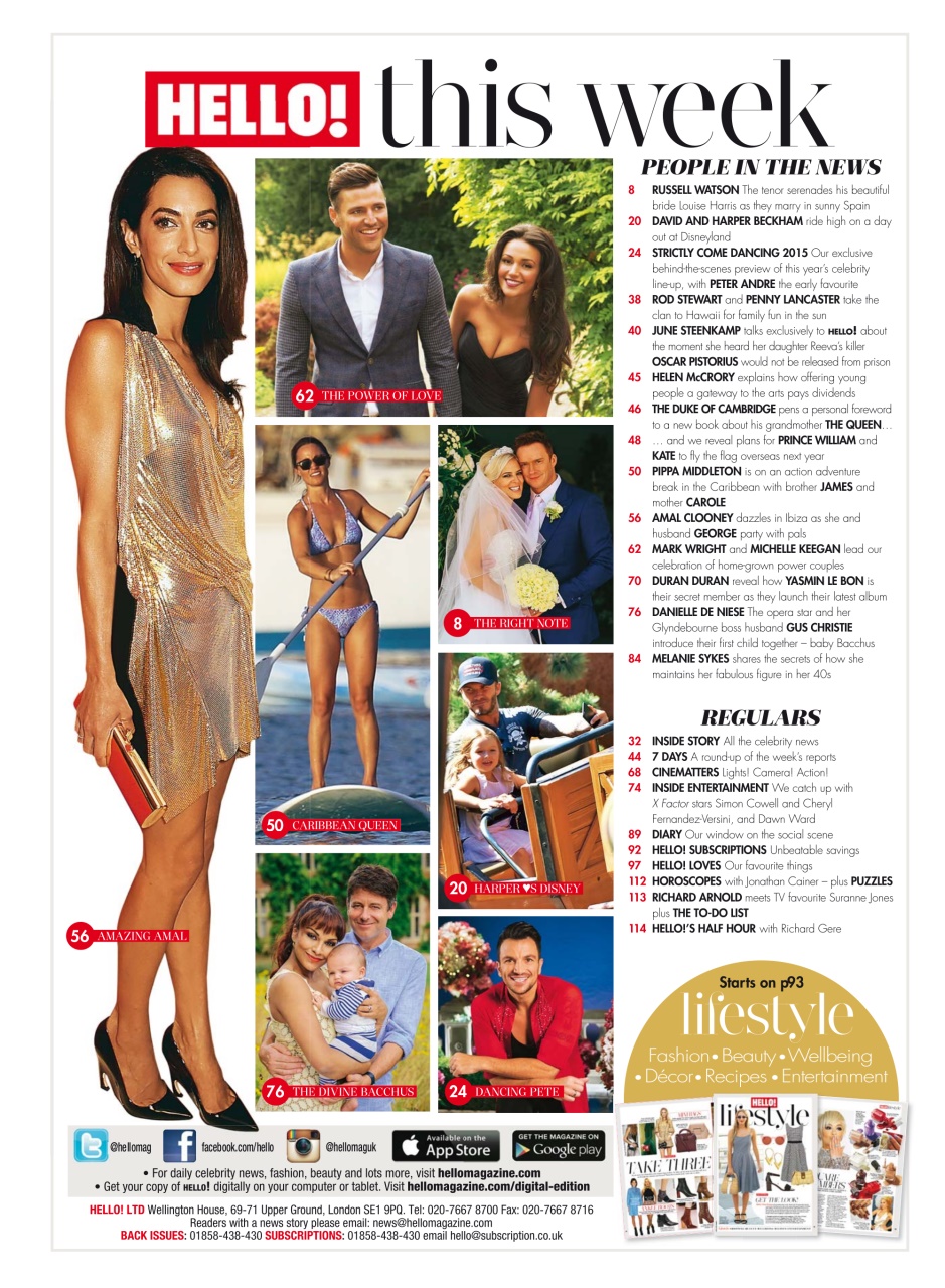 Hello! Magazine Preview Pages