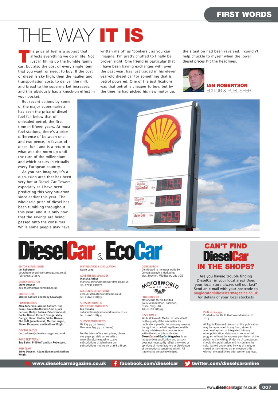 Diesel&EcoCar Magazine Preview Pages