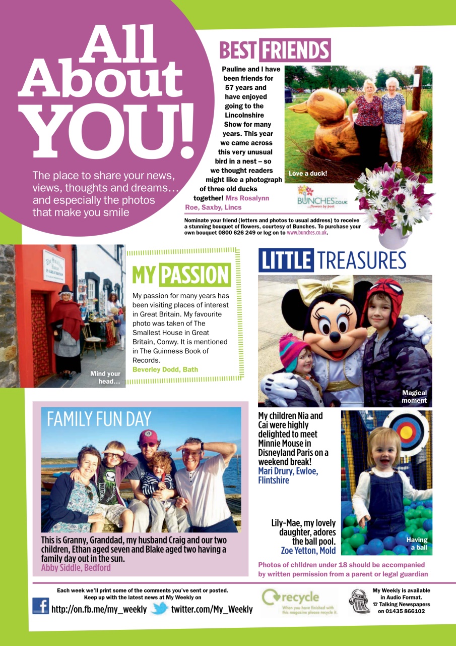 My Weekly Preview Pages