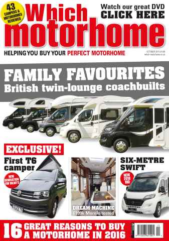 What Motorhome magazine issue October 2015