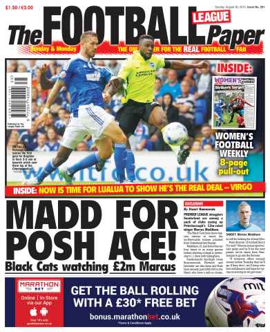 The Football League Paper issue 30th August 2015