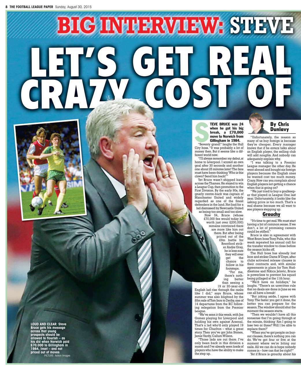The Football League Paper Preview Pages