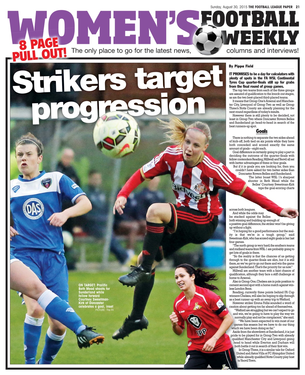 The Football League Paper Preview Pages