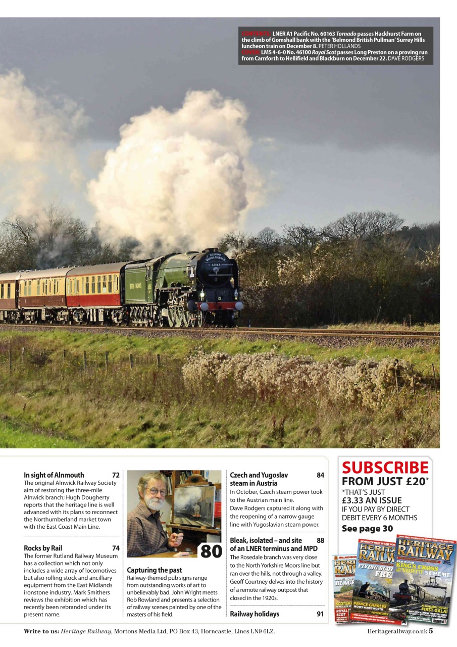 Heritage Railway Preview Pages