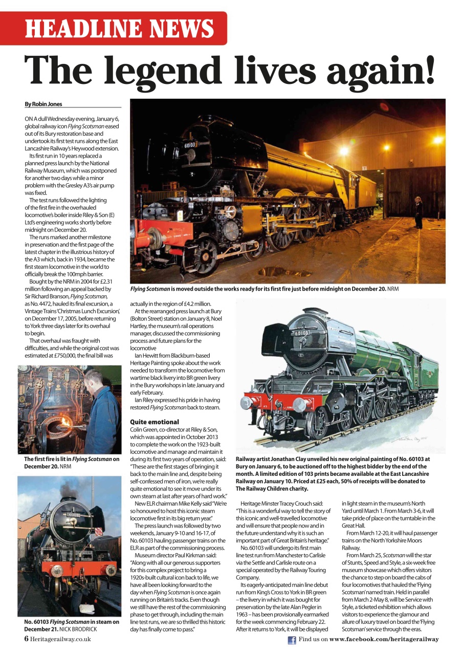 Heritage Railway Preview Pages