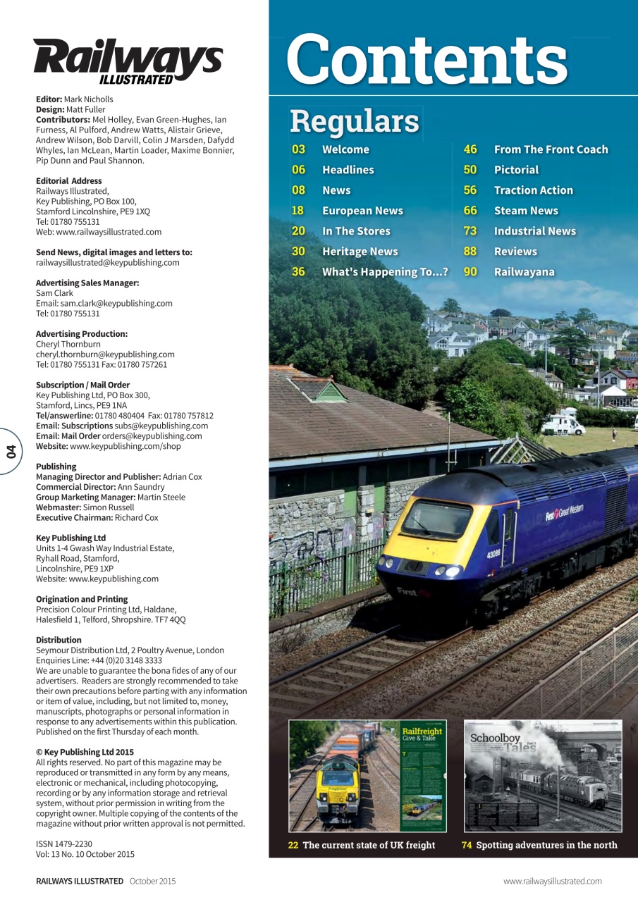 Railways Illustrated Preview Pages