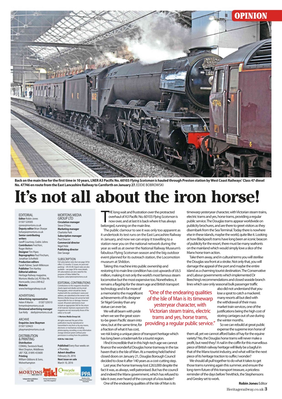Heritage Railway Preview Pages