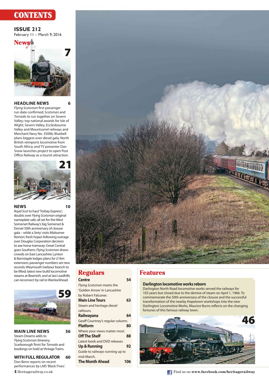 Heritage Railway Preview Pages