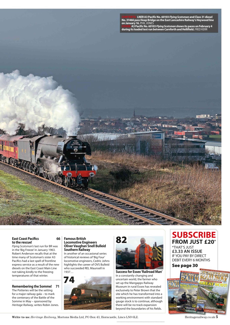 Heritage Railway Preview Pages