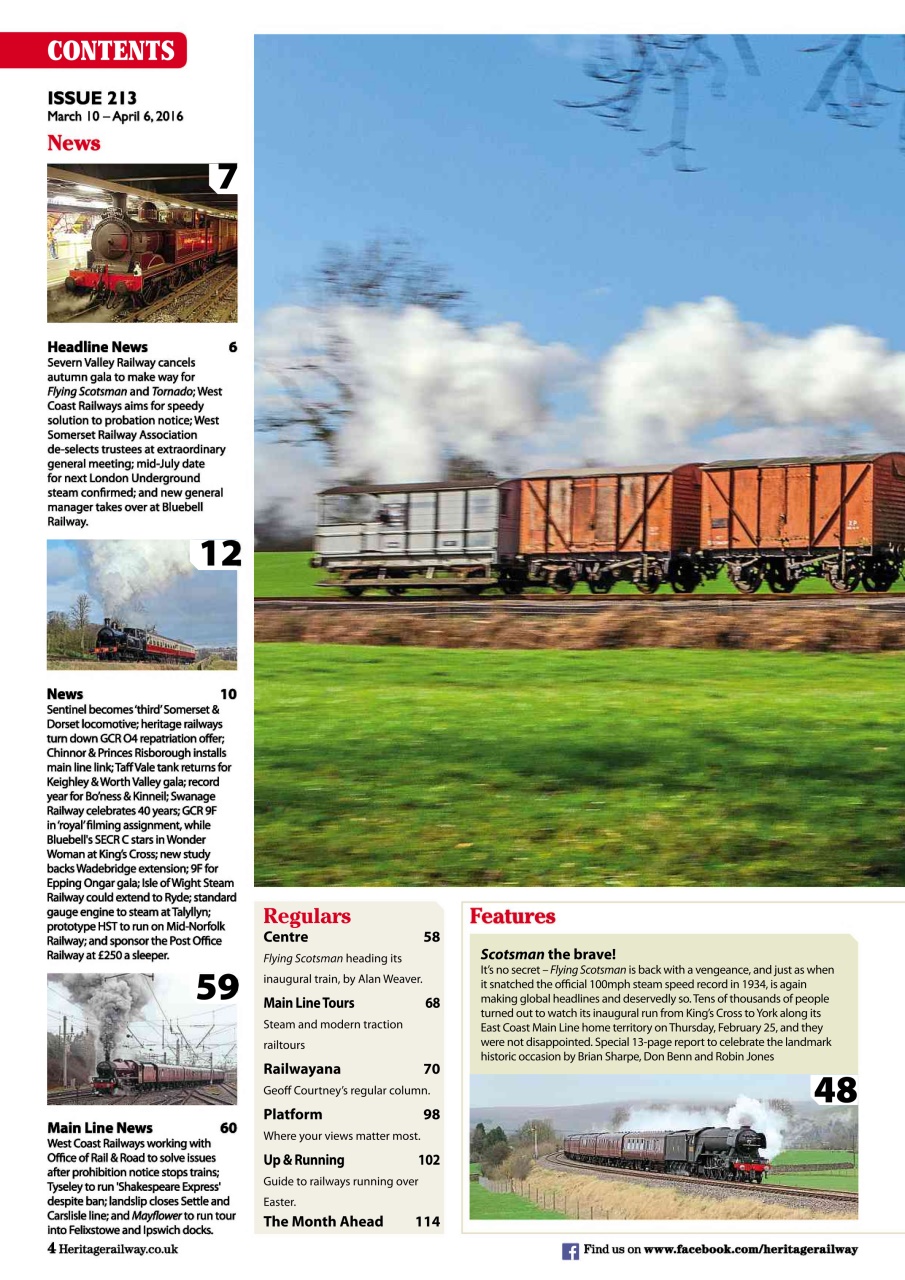 Heritage Railway Preview Pages