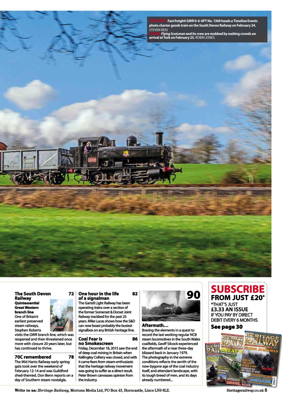 Heritage Railway Preview Pages