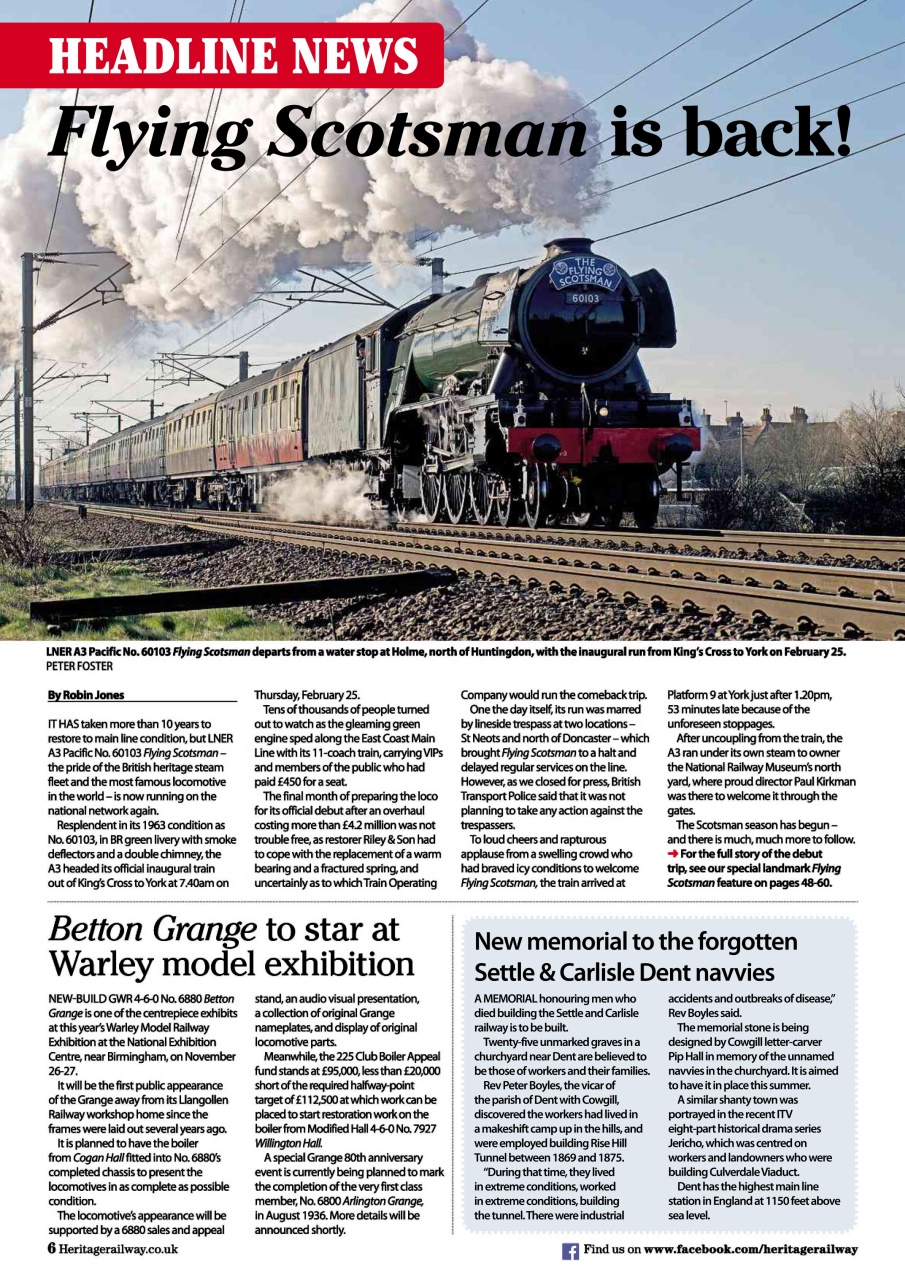 Heritage Railway Preview Pages
