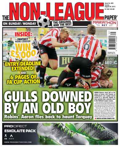 The Non-League Football Paper issue 30th August 2015