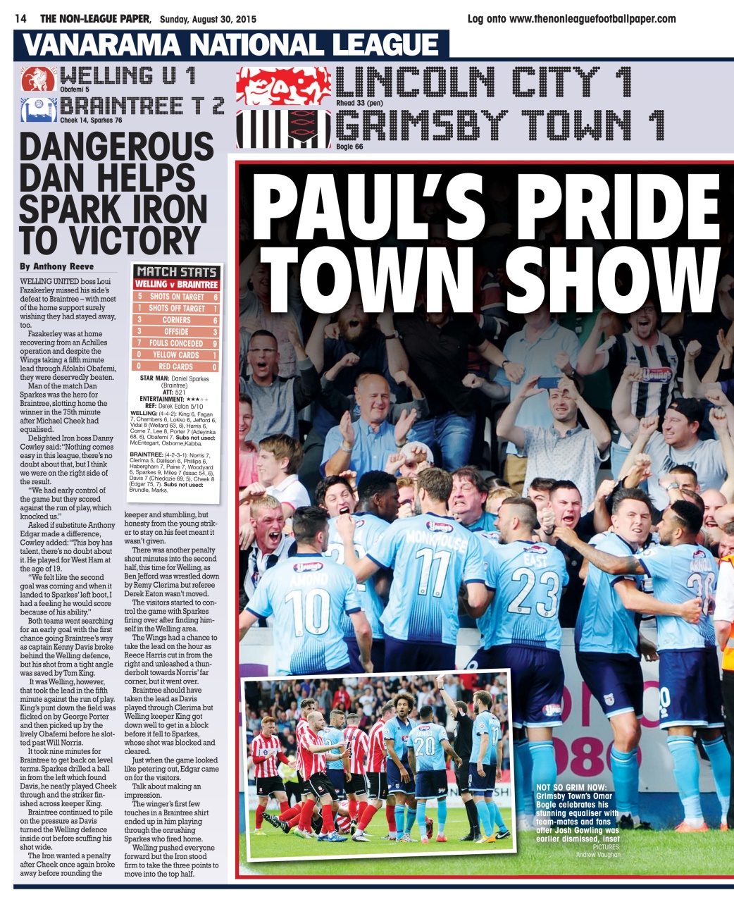 The Non-League Football Paper Preview Pages