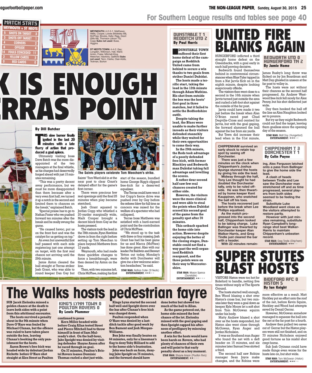 The Non-League Football Paper Preview Pages