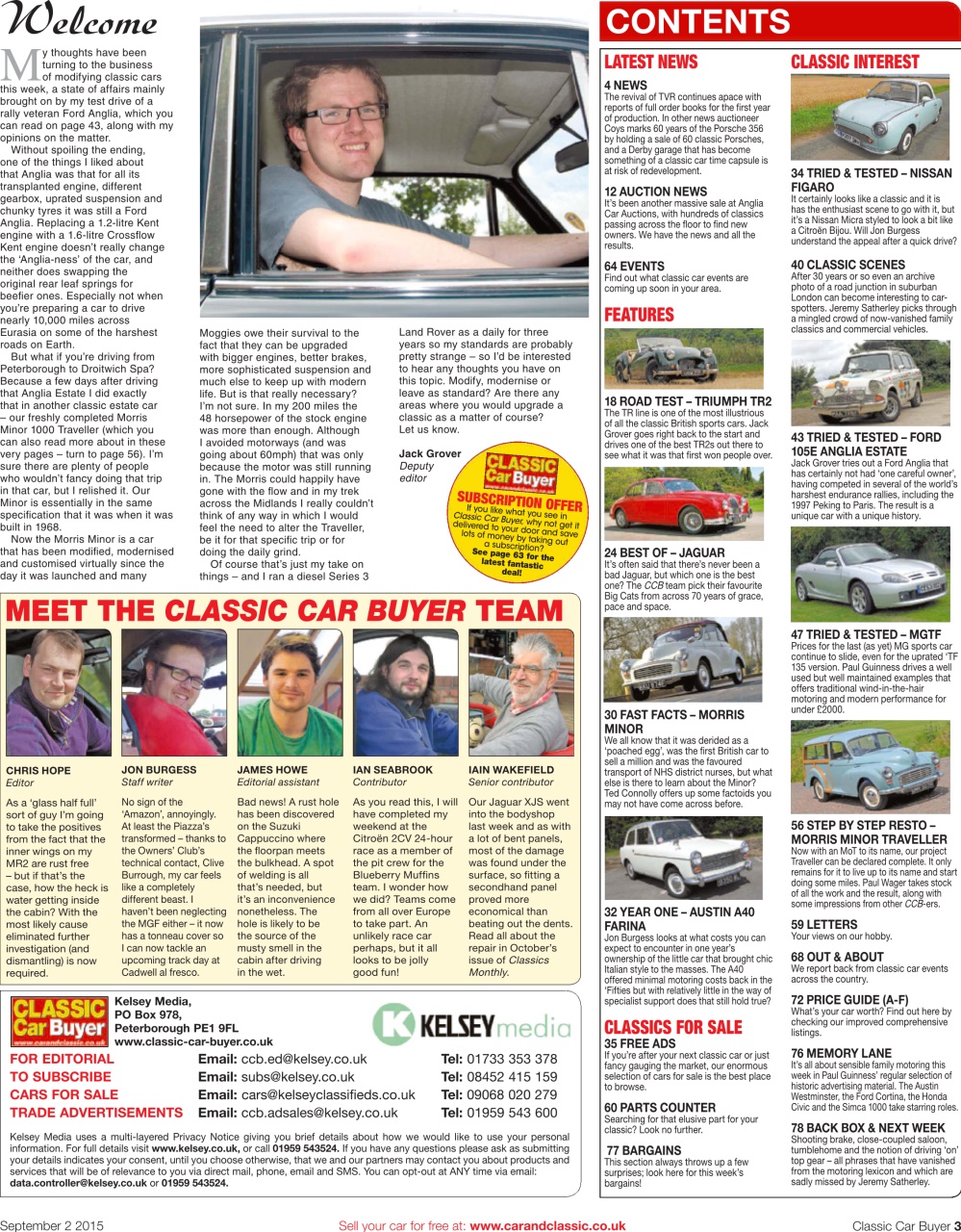 Classic Car Buyer Preview Pages