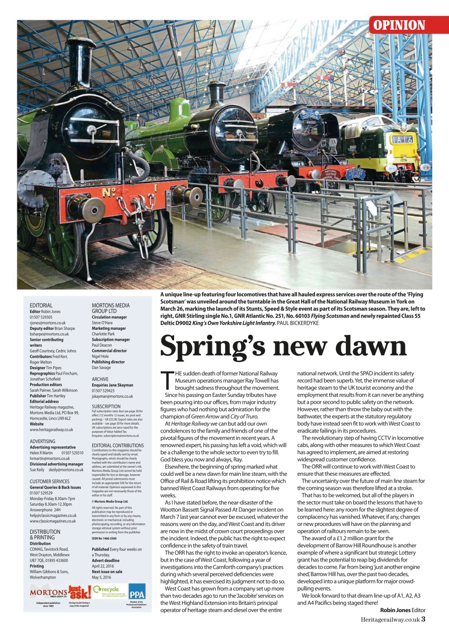 Heritage Railway Preview Pages