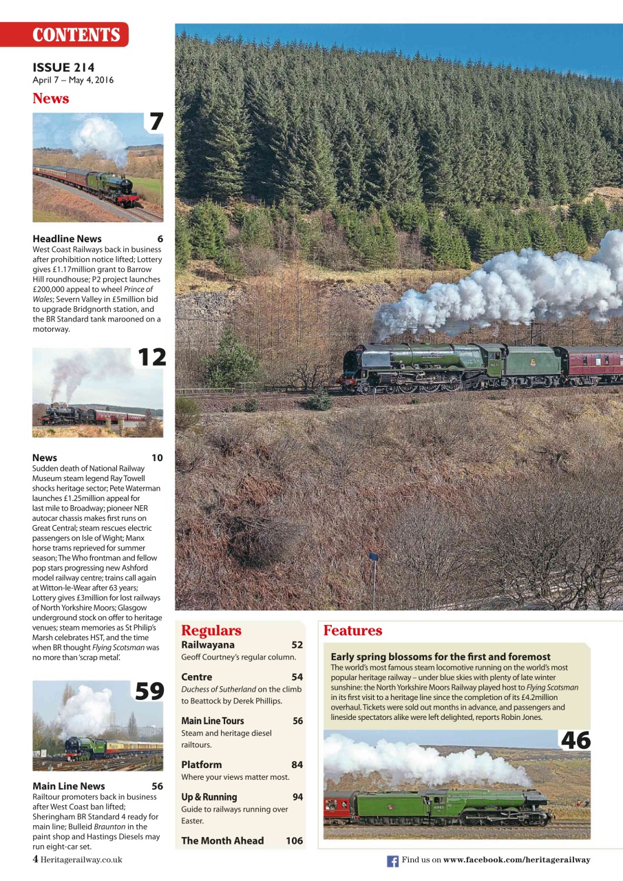Heritage Railway Preview Pages