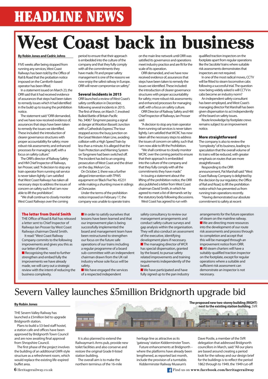Heritage Railway Preview Pages