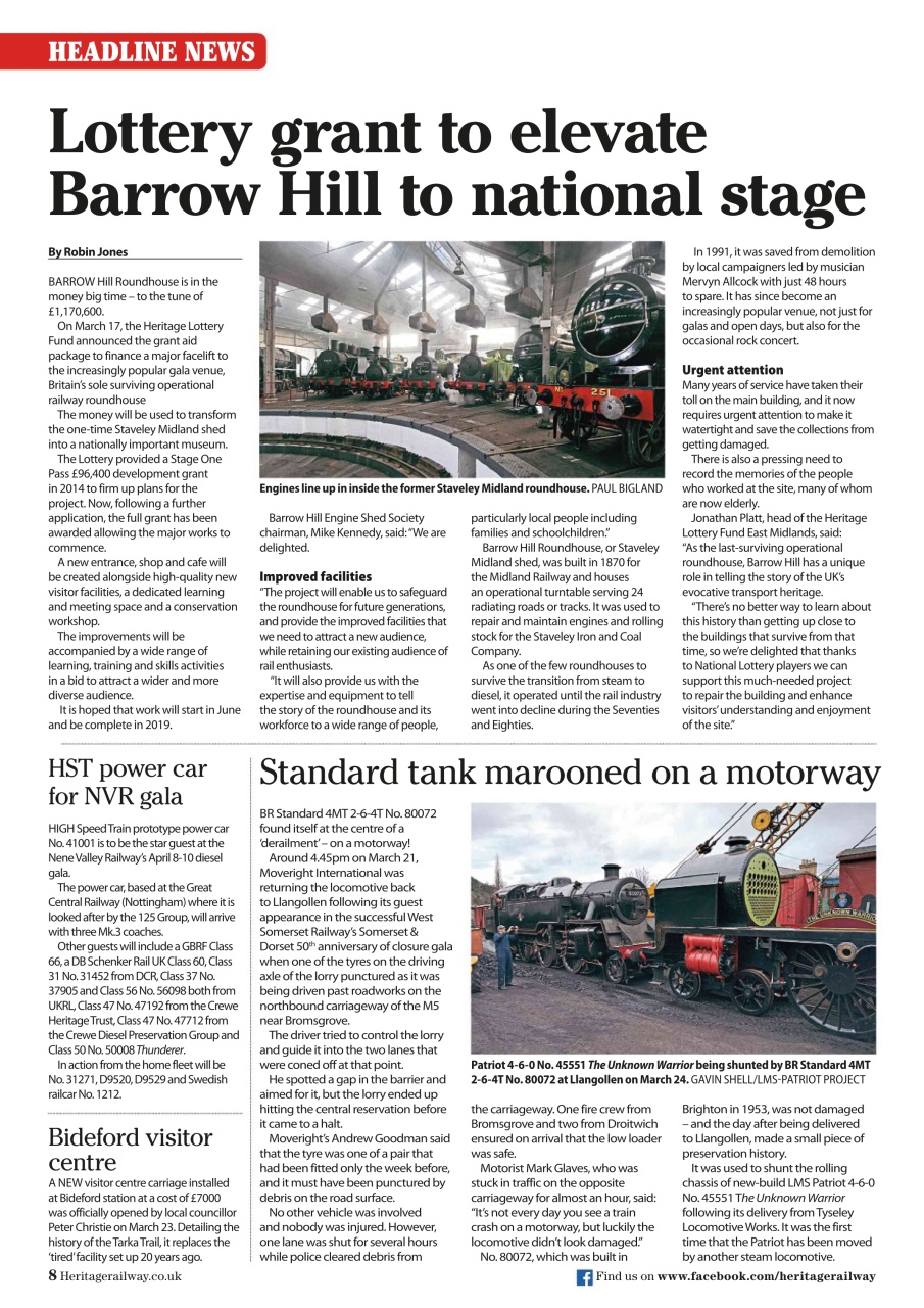 Heritage Railway Preview Pages