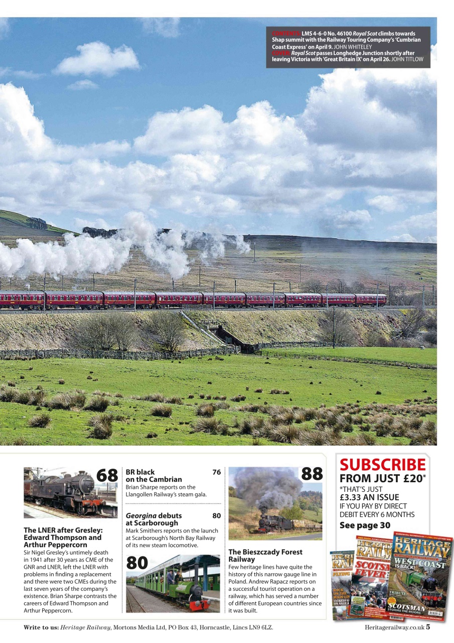 Heritage Railway Preview Pages