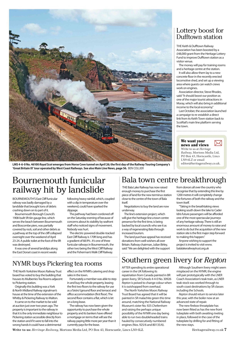 Heritage Railway Preview Pages